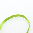 FENDI Phone Pouch Mamma Baguette Pouch Satin Green Silver Auth 196659M-9