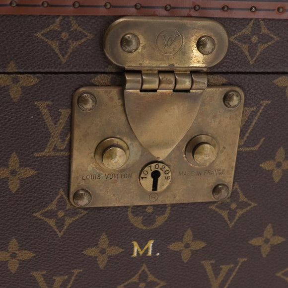 LOUIS VUITTON Monogram Boite Flacon Hand Bag M21828 LV Auth 196661