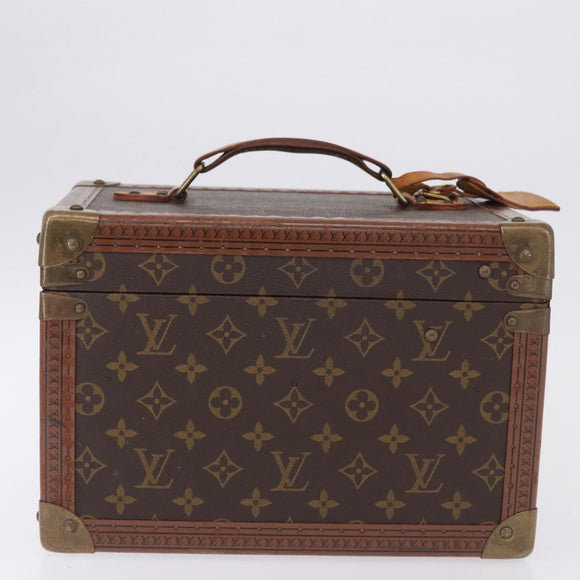 LOUIS VUITTON Monogram Boite Flacon Hand Bag M21828 LV Auth 196661