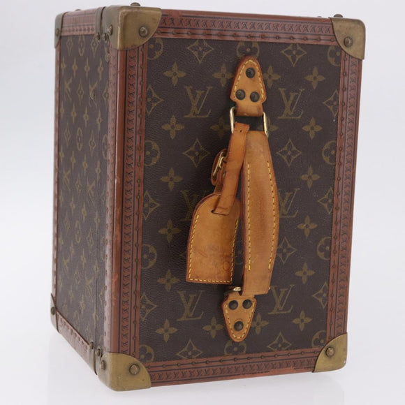 LOUIS VUITTON Monogram Boite Flacon Hand Bag M21828 LV Auth 196661