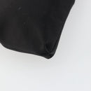 Salvatore Ferragamo Vala Shoulder Bag Satin Black Silver Auth 196662A-9