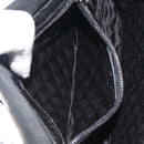 Salvatore Ferragamo Vala Shoulder Bag Satin Black Silver Auth 196662A-21