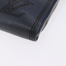 LOUIS VUITTON Pochette Jules GM Bag Taurillon Leather Navy M68235 Auth 196665A-14
