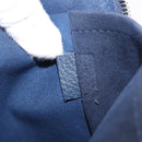 LOUIS VUITTON Pochette Jules GM Bag Taurillon Leather Navy M68235 Auth 196665A-12