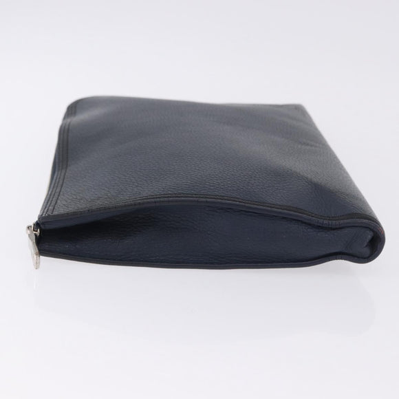 LOUIS VUITTON Pochette Jules GM Bag Taurillon Leather Navy M68235 Auth 196665A