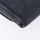 LOUIS VUITTON Pochette Jules GM Bag Taurillon Leather Navy M68235 Auth 196665A-8