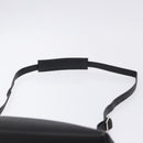 HERMES Berlango Shoulder Bag Leather Black Silver Auth 196666V-14