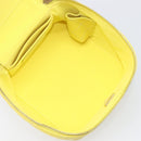 CHANEL Matelasse Chain Vanity Bag Lamb Skin 2way Yellow Gold CC Auth 196667M-22