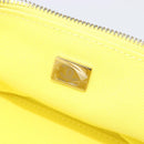 CHANEL Matelasse Chain Vanity Bag Lamb Skin 2way Yellow Gold CC Auth 196667M-27