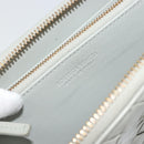 BOTTEGA VENETA INTRECCIATO Long Wallet Leather Gray Gold Auth 196669M-18