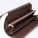 LOUIS VUITTON Damier Ebene Zippy Wallet Long Wallet N41661 LV Auth 196670-9