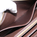 LOUIS VUITTON Damier Ebene Zippy Wallet Long Wallet N41661 LV Auth 196670-17