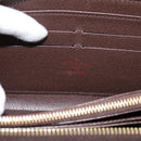 LOUIS VUITTON Damier Ebene Zippy Wallet Long Wallet N41661 LV Auth 196670-18