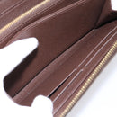 LOUIS VUITTON Damier Ebene Zippy Wallet Long Wallet N41661 LV Auth 196670-22