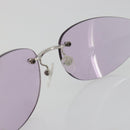 GUCCI Sunglasses Metal Purple Silver Auth 196672M-10