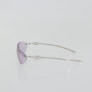 GUCCI Sunglasses Metal Purple Silver Auth 196672M-3