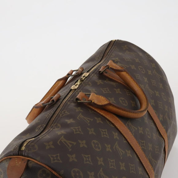 LOUIS VUITTON Monogram Keepall 50 Boston Bag M41426 LV Auth 196675