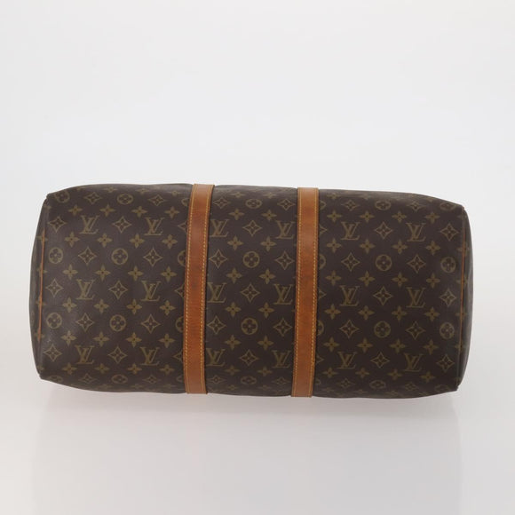 LOUIS VUITTON Monogram Keepall 50 Boston Bag M41426 LV Auth 196675
