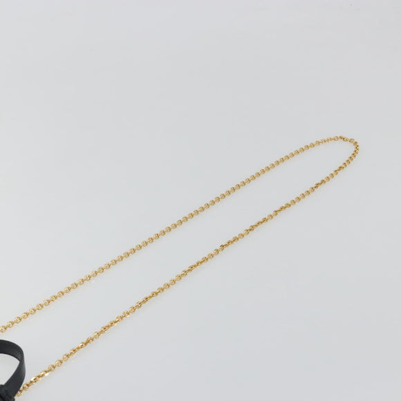 Christian Dior Trotter Canvas Oblique Phone Holder Navy Gold Auth 196681M
