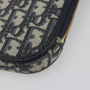 Christian Dior Trotter Canvas Oblique Phone Holder Navy Gold Auth 196681M-16