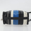 BALENCIAGA Bazaar Shopper XXS Bag Leather 2way Black Silver 513988 Auth 196682A-5