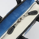 BALENCIAGA Bazaar Shopper XXS Bag Leather 2way Black Silver 513988 Auth 196682A-19