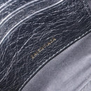 BALENCIAGA Bazaar Shopper XXS Bag Leather 2way Black Silver 513988 Auth 196682A-20