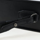 FENDI Box Shoulder Bag Leather Black Silver Auth 196687M-9