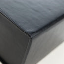 FENDI Box Shoulder Bag Leather Black Silver Auth 196687M-17