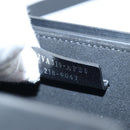 FENDI Box Shoulder Bag Leather Black Silver Auth 196687M-11