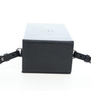 FENDI Box Shoulder Bag Leather Black Silver Auth 196687M-6