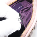 Miu Miu Pouch Leather Pink Gold Auth 196689A-12