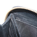 PRADA Long Wallet Leather Black Gold Auth 196690A-23