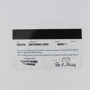 PRADA Long Wallet Leather Black Gold Auth 196690A-24