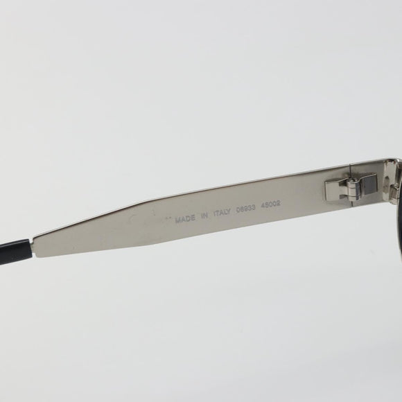 CHANEL Sunglasses Metal Silver CC Auth 196693V