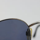 CHANEL Sunglasses Metal Silver CC Auth 196693V-17