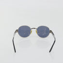CHANEL Sunglasses Metal Silver CC Auth 196693V-2