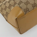 GUCCI GG Canvas Tote Bag Beige 002 1119 Auth 196694-16