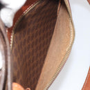 CELINE Macadam Canvas Shoulder Bag PVC Leather Brown Gold Auth 196695A-21