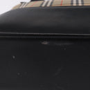 BURBERRY Nova Check Tote Bag Canvas Beige Auth 196697-11