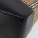 BURBERRY Nova Check Tote Bag Canvas Beige Auth 196697-13