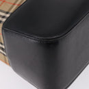 BURBERRY Nova Check Tote Bag Canvas Beige Auth 196697-14
