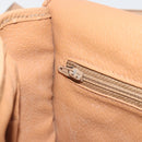 CELINE Macadam Canvas Shoulder Bag PVC Leather Brown Gold Auth 196698-22