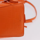BALENCIAGA Neo Classic City Mini Bag Leather 2way Orange 638524 Auth 196699M-12