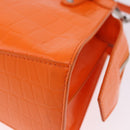 BALENCIAGA Neo Classic City Mini Bag Leather 2way Orange 638524 Auth 196699M-16