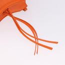 BALENCIAGA Neo Classic City Mini Bag Leather 2way Orange 638524 Auth 196699M-20