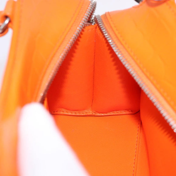 BALENCIAGA Neo Classic City Mini Bag Leather 2way Orange 638524 Auth 196699M