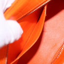 BALENCIAGA Neo Classic City Mini Bag Leather 2way Orange 638524 Auth 196699M-26