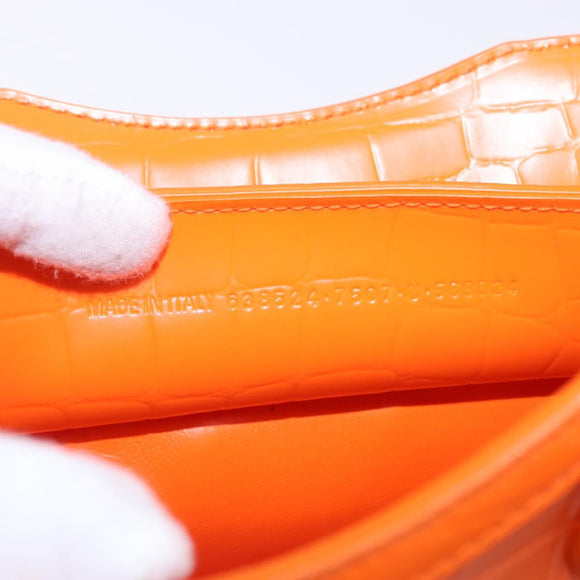 BALENCIAGA Neo Classic City Mini Bag Leather 2way Orange 638524 Auth 196699M
