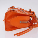 BALENCIAGA Neo Classic City Mini Bag Leather 2way Orange 638524 Auth 196699M-4